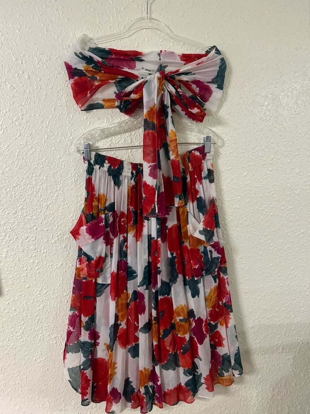 Gucci Vintage Floral Two-Piece Set Top and Skirt